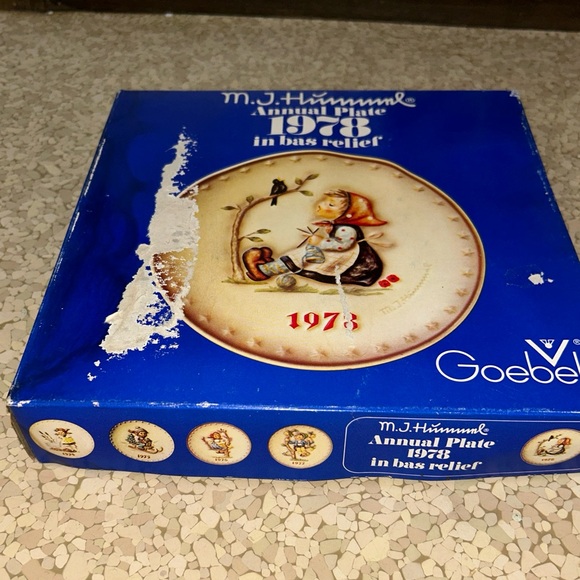 **6/$20** Vintage 1978 MJ Hummel Goebel 8th Annual Decorative Plate - Picture 6 of 9